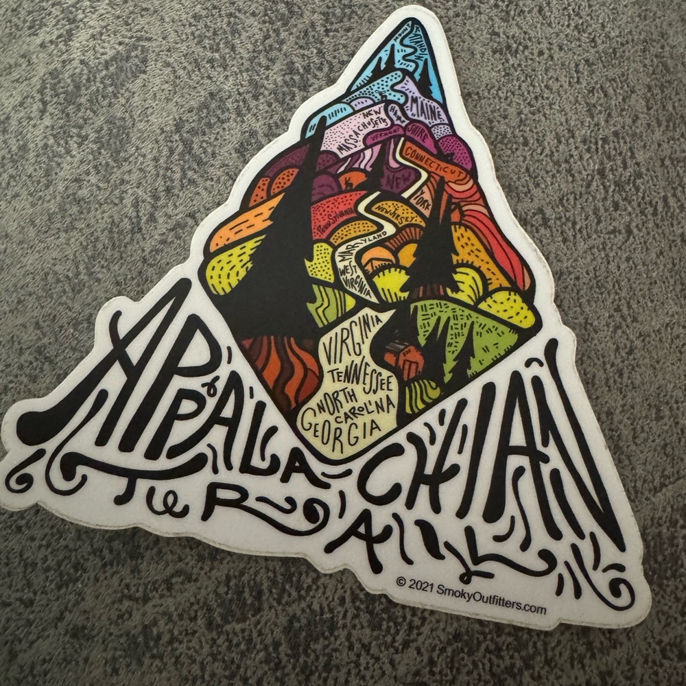 Appalachian Trail Sticker - Multicolor
